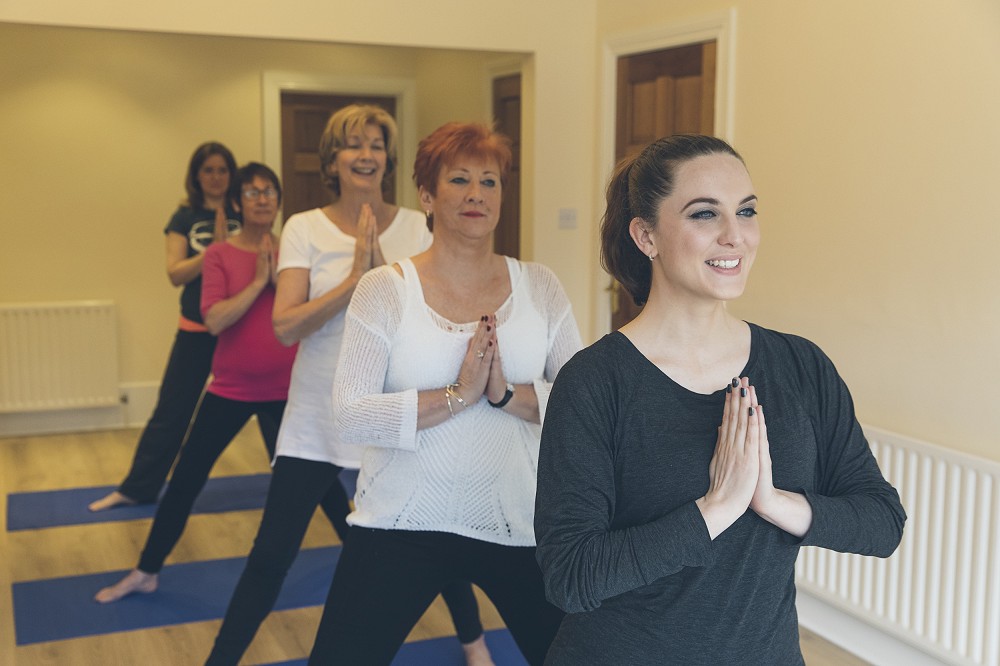 Yoga class